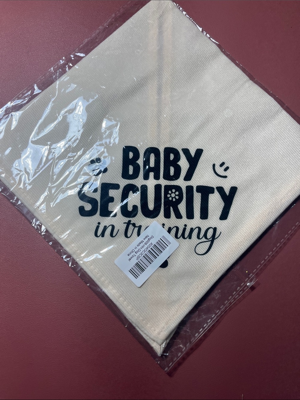 Dog bandanna BABY SECURITY IN TRAINING